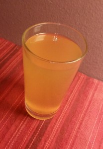 Grizzly Ciderworks' "The Ridge" in a glass