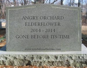 RIP Elderflower Cider